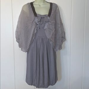 NWT Ryu gray bubble dress